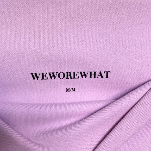 WeWoreWhat Lilac V-shaped Leggings Size Medium - Picture 10 of 13